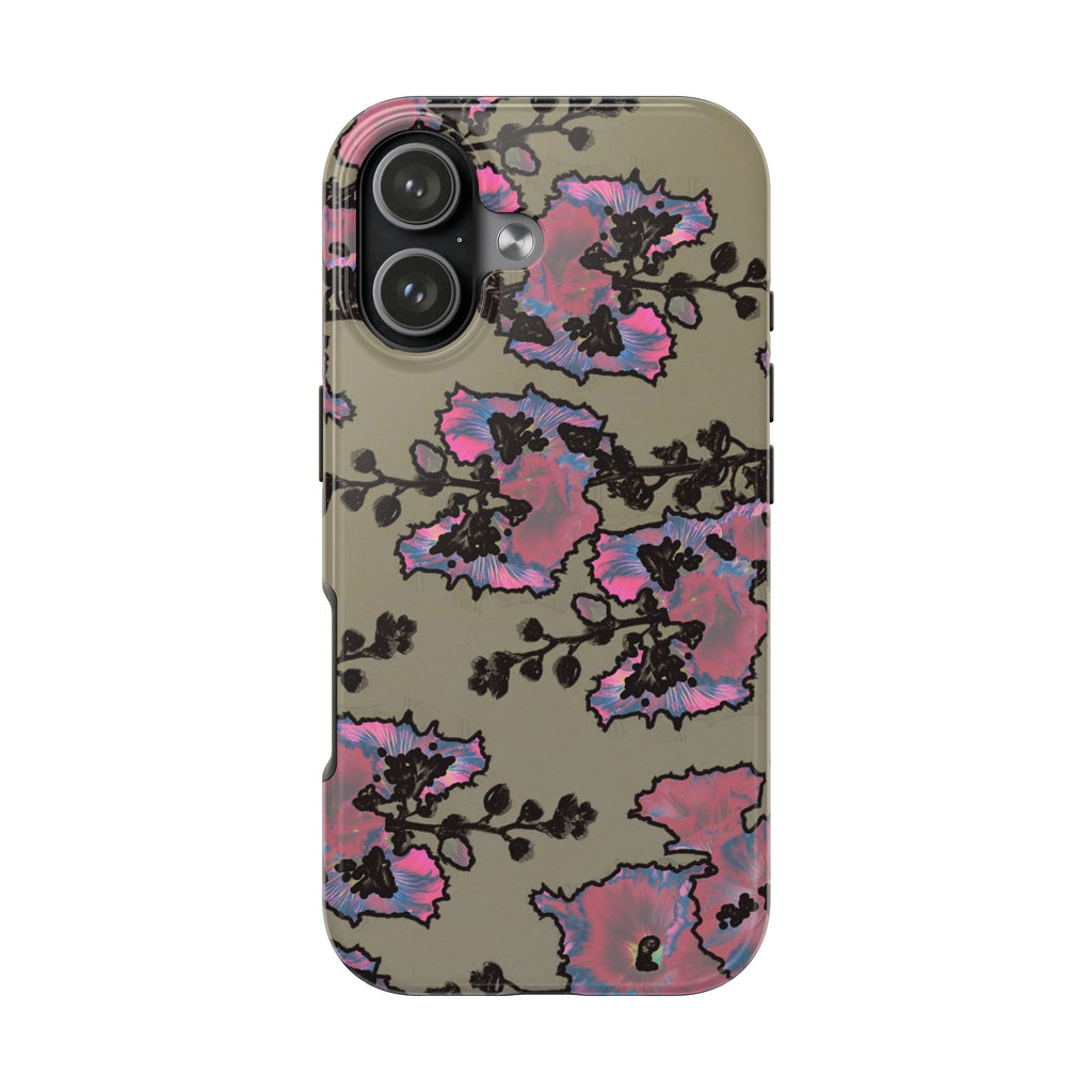 GREEN PRISM FALL FLORAL PHONE CASE