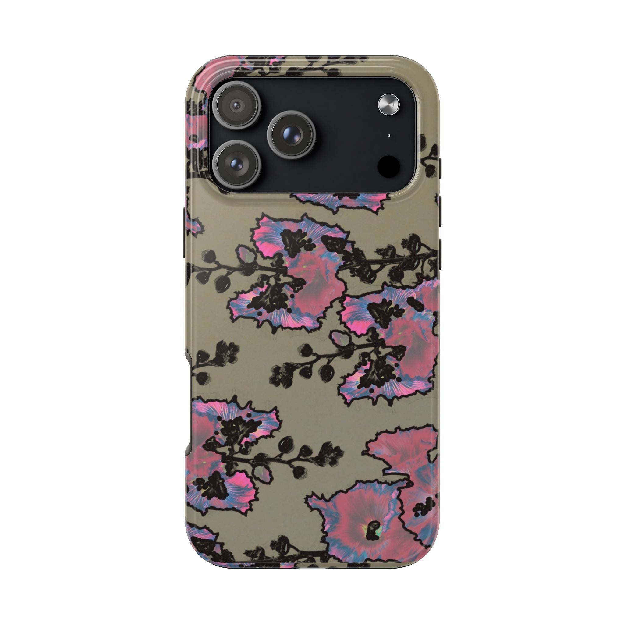 GREEN PRISM FALL FLORAL PHONE CASE
