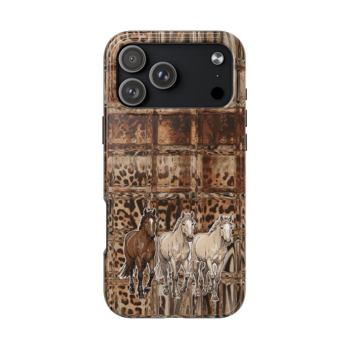 COUNTRY MOSAIC HORSES PHONE CASE