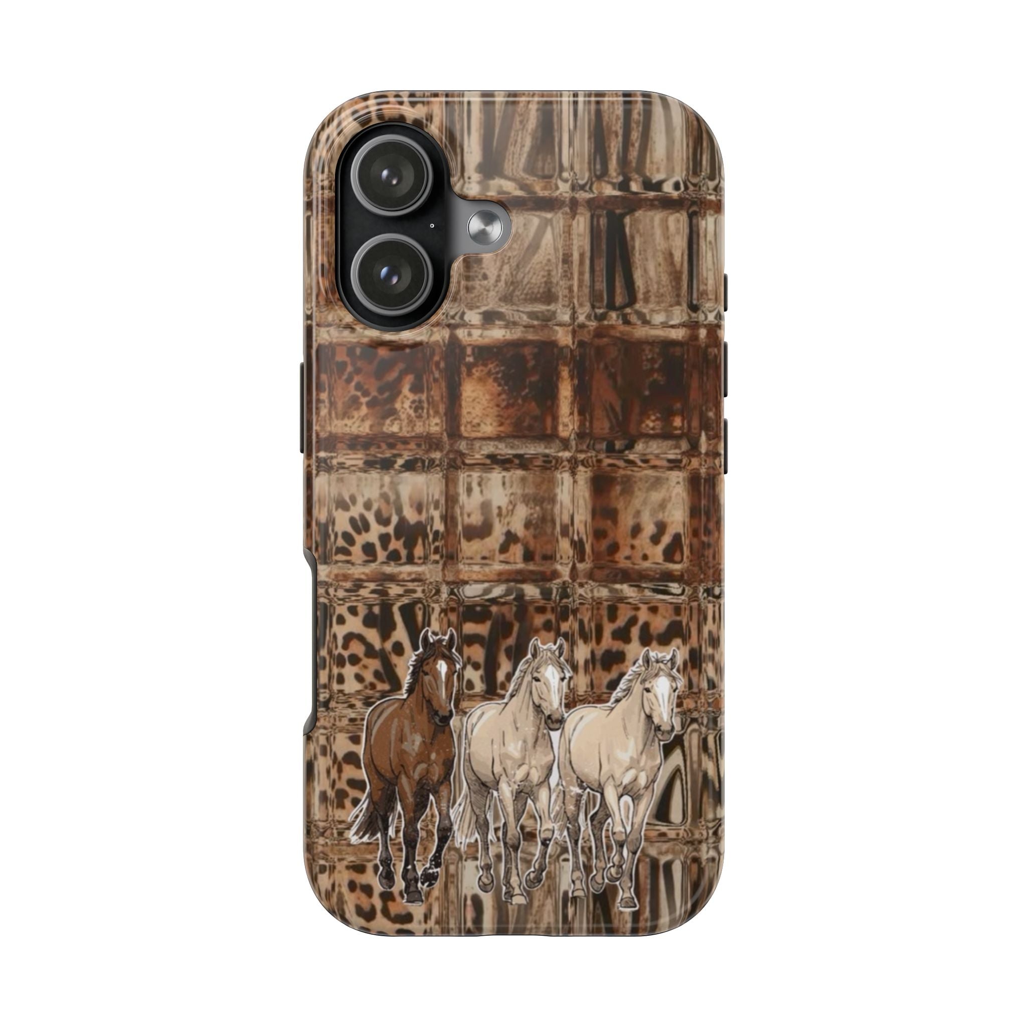 COUNTRY MOSAIC HORSES PHONE CASE