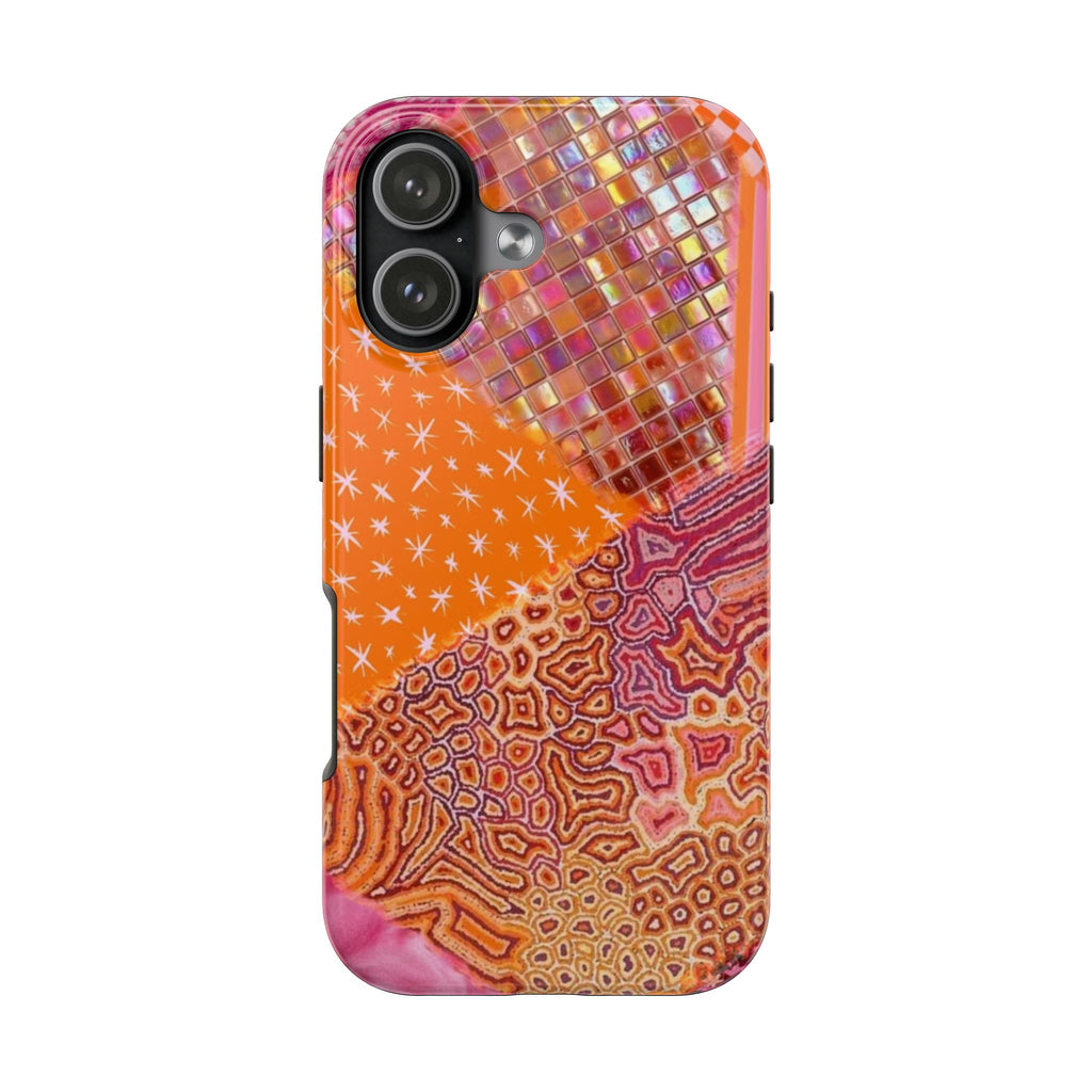 ORGANGE PRISM MOSAIC PHONE CASE