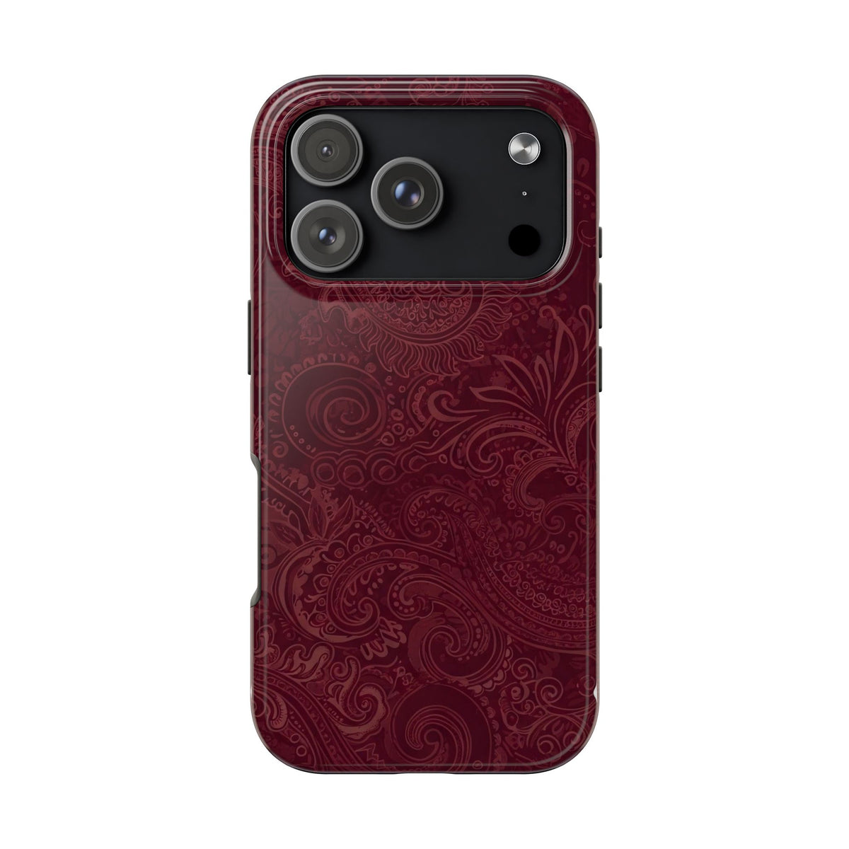 DARK CHERRY BANDANA PHONE CASE