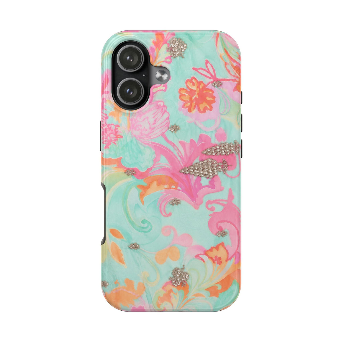 TIFFANY BLUE PRISM BLOOM PHONE CASE