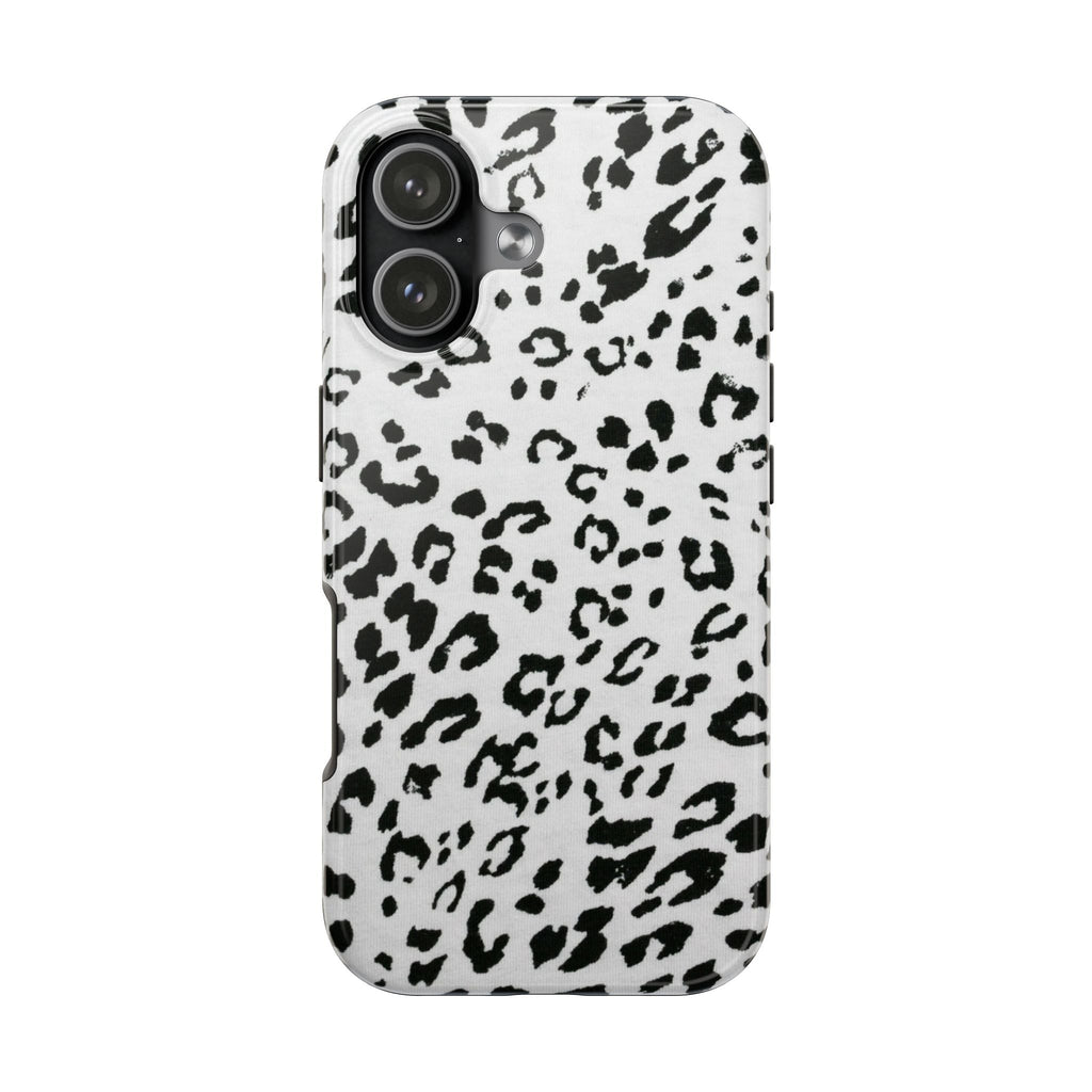 BLACK & WHITE CHEETAH PHONE CASE
