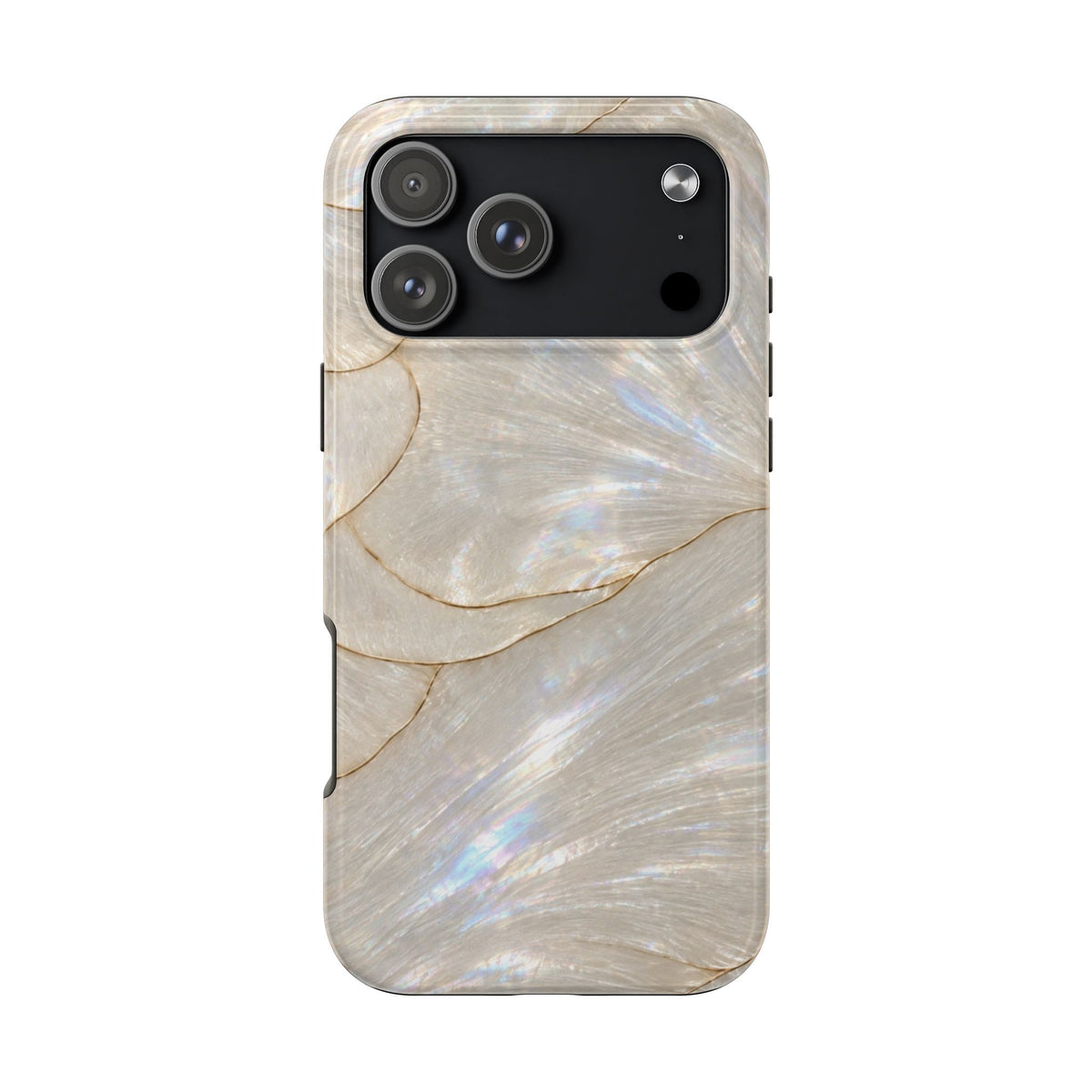 LIGHT IVORY OPAL SHELL PHONE CASE