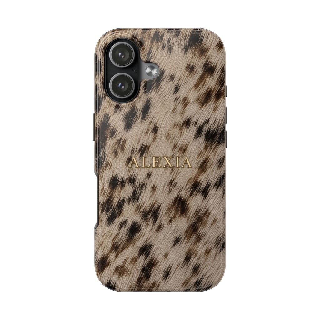 PERSONALIZED SPOTTED CUSTOM NAME PHONE CASE