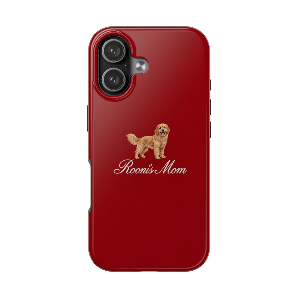 PERSONALIZED RED GOLDEN RETRIEVER DOG MOM CUSTOM NAME PHONE CASE