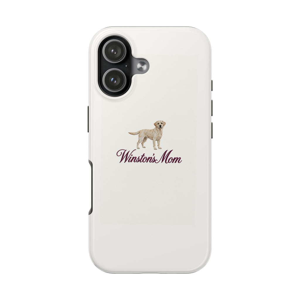PERSONALIZED IVORY LABRADOR DOG MOM CUSTOM NAME PHONE CASE
