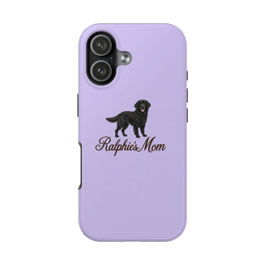 PERSONALIZED LAVENDER BLACK RETRIEVER DOG MOM CUSTOM NAME PHONE CASE