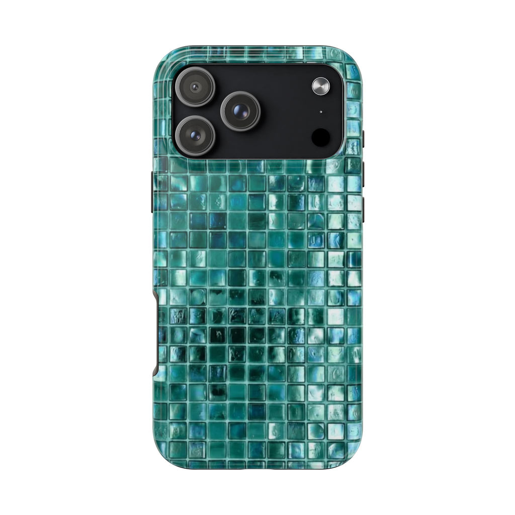 TEAL MOSAIC PHONE CASE