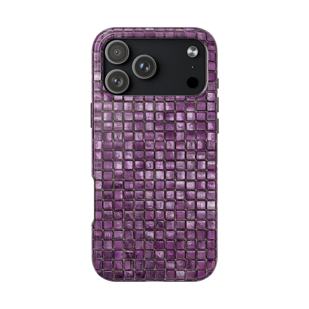 PURPLE MOSAIC PHONE CASE