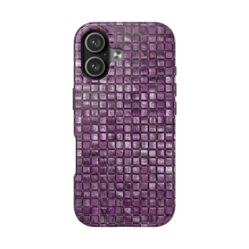 PURPLE MOSAIC PHONE CASE