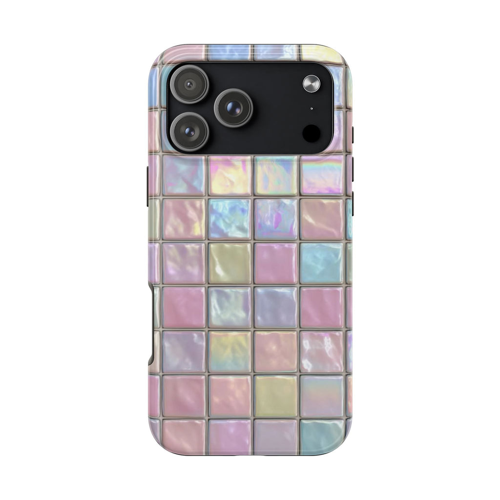 RAINBOW GRADIENT MOSAIC PHONE CASE