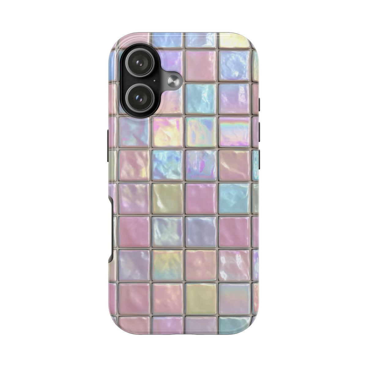 RAINBOW GRADIENT MOSAIC PHONE CASE