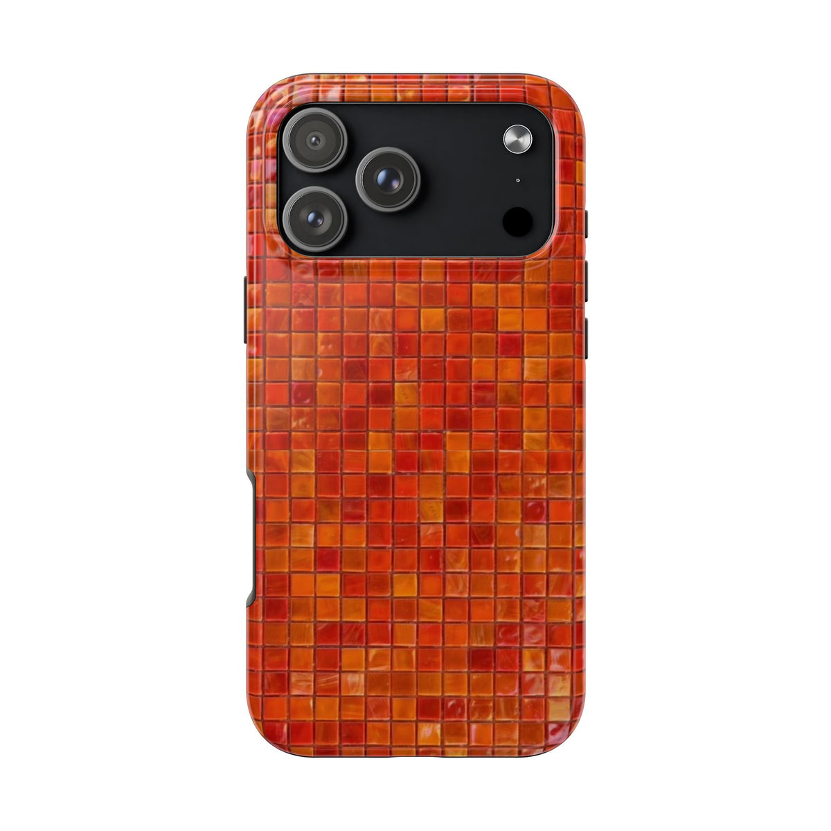 BURNT ORANGE MOSAIC PHONE CASE