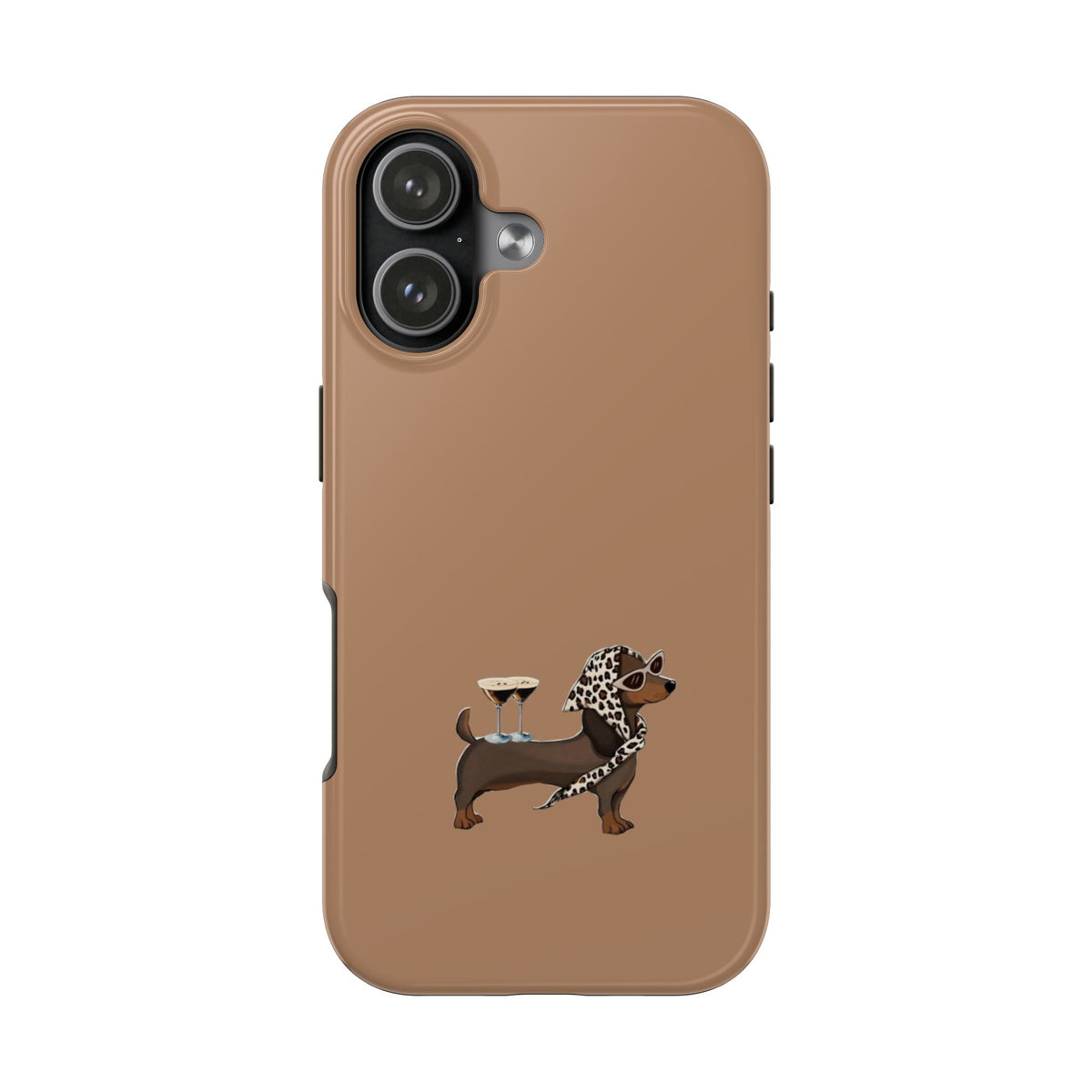 ESPRESSO MARTINI DACHSHUND PHONE CASE