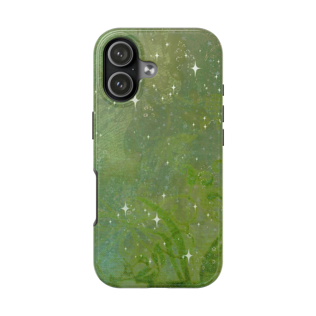 GREEN WHIMSY GARDEN STARS PHONE CASE