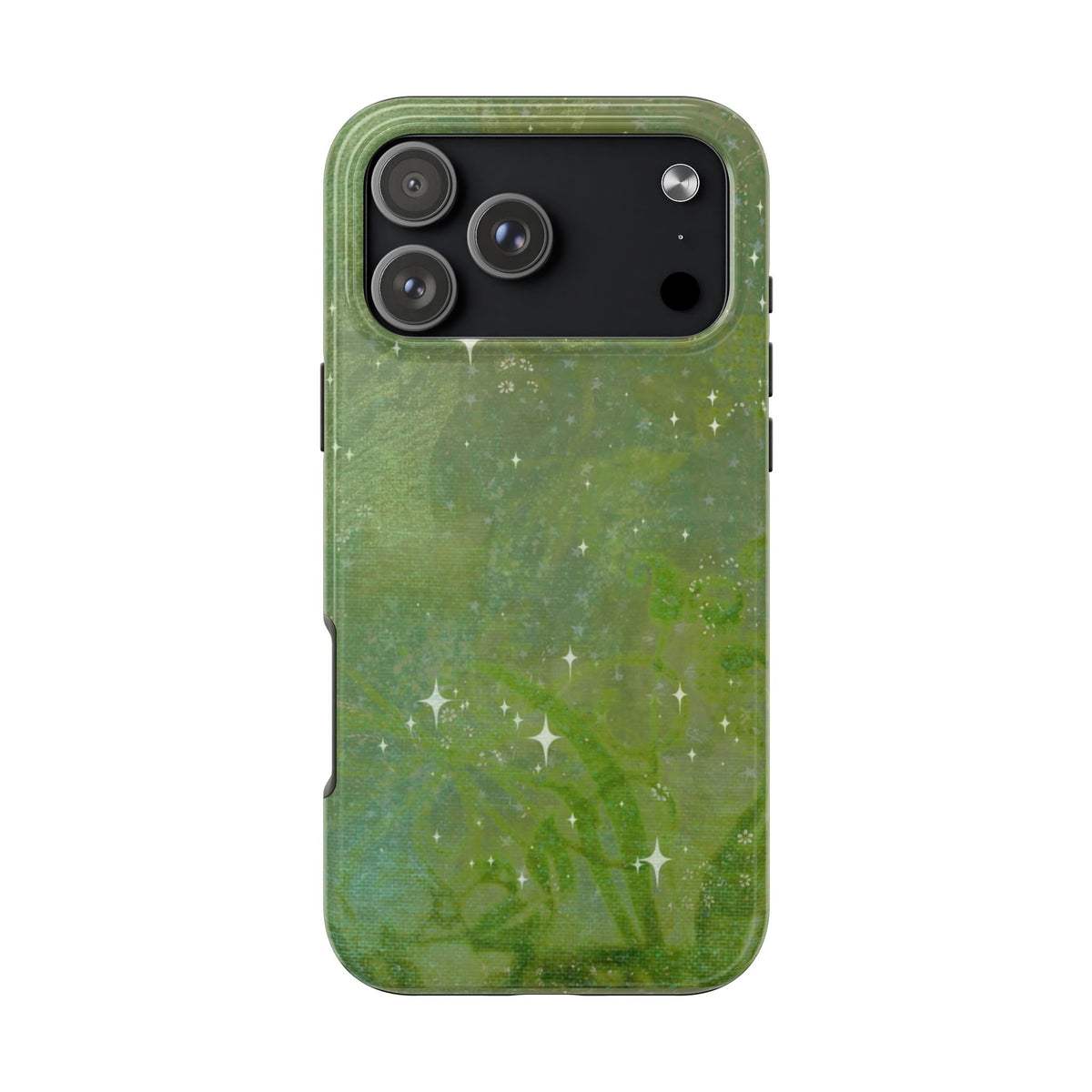 GREEN WHIMSY GARDEN STARS PHONE CASE