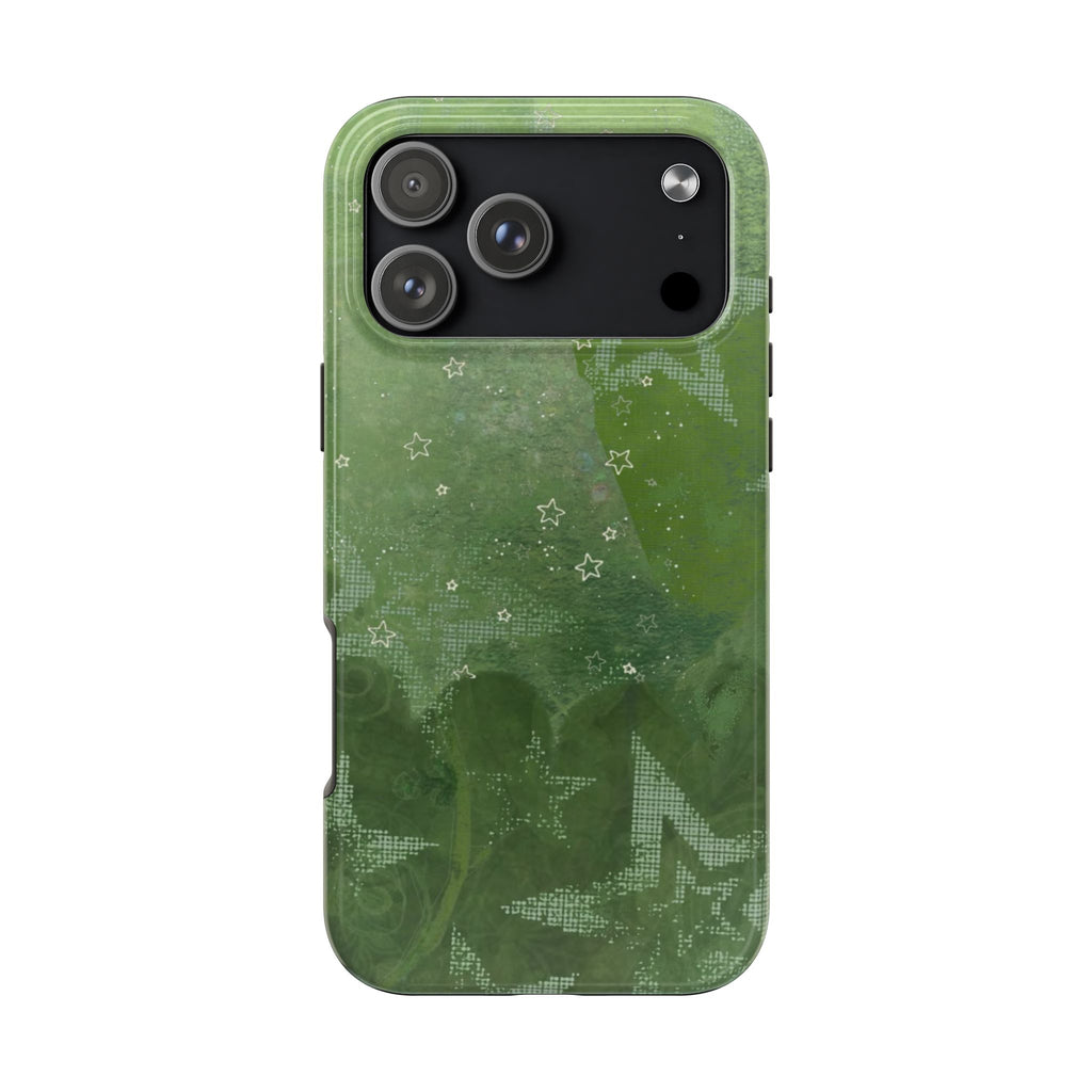 GREEN STARSTRUCK PHONE CASE