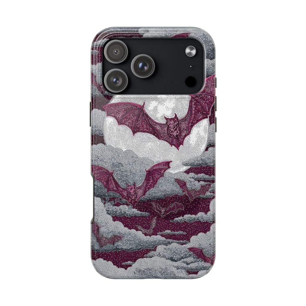 HALLOWEEN MOON BATS PHONE CASE