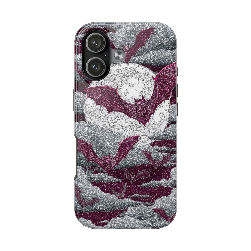 HALLOWEEN MOON BATS PHONE CASE