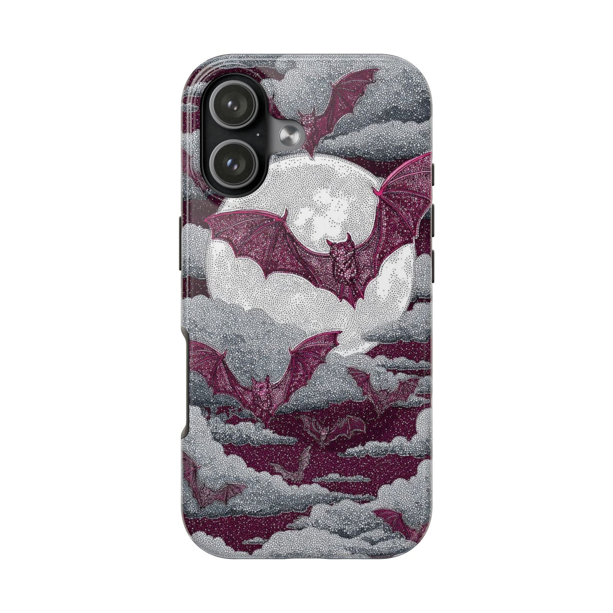 HALLOWEEN MOON BATS PHONE CASE
