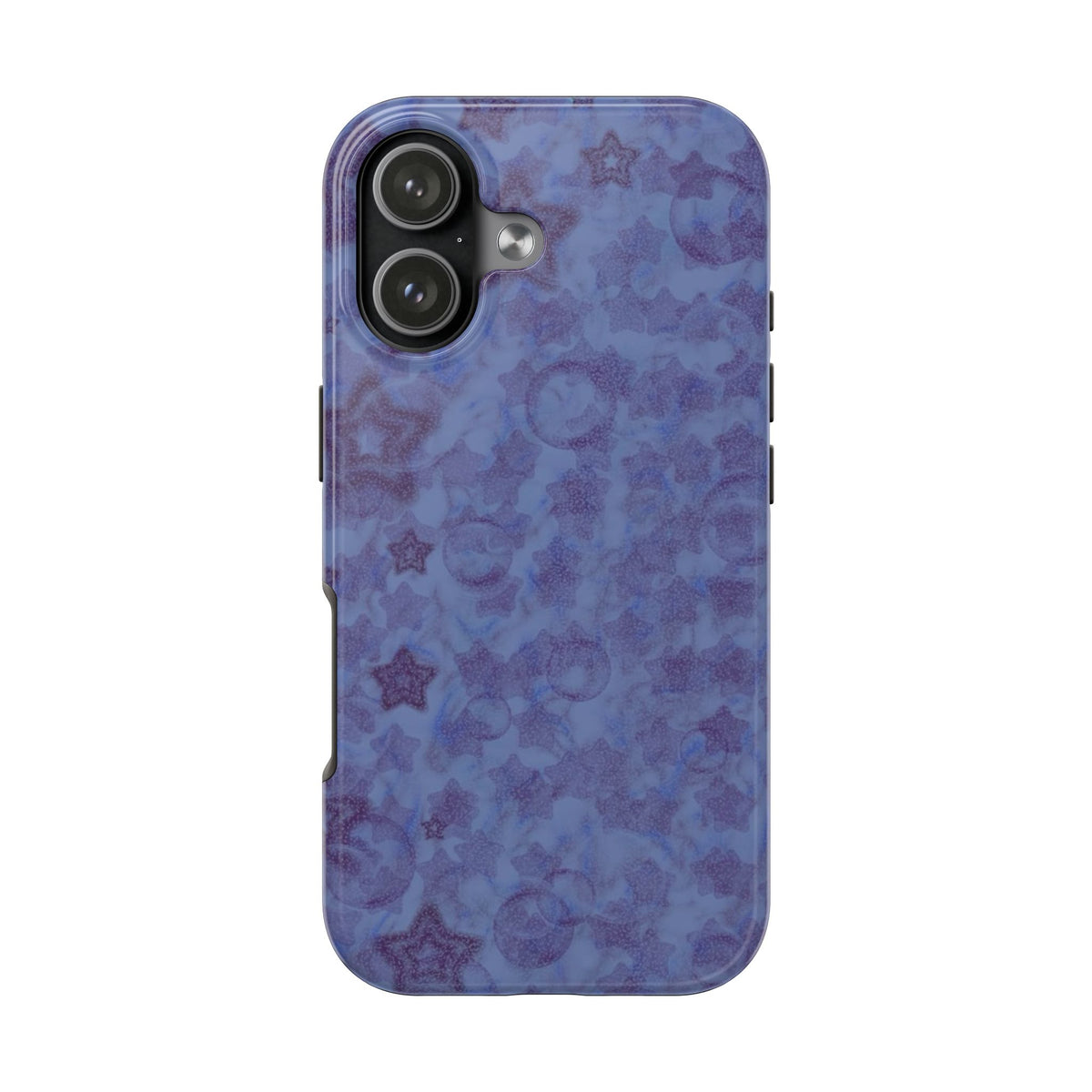 BLUE & BURGUNDY STARS PHONE CASE