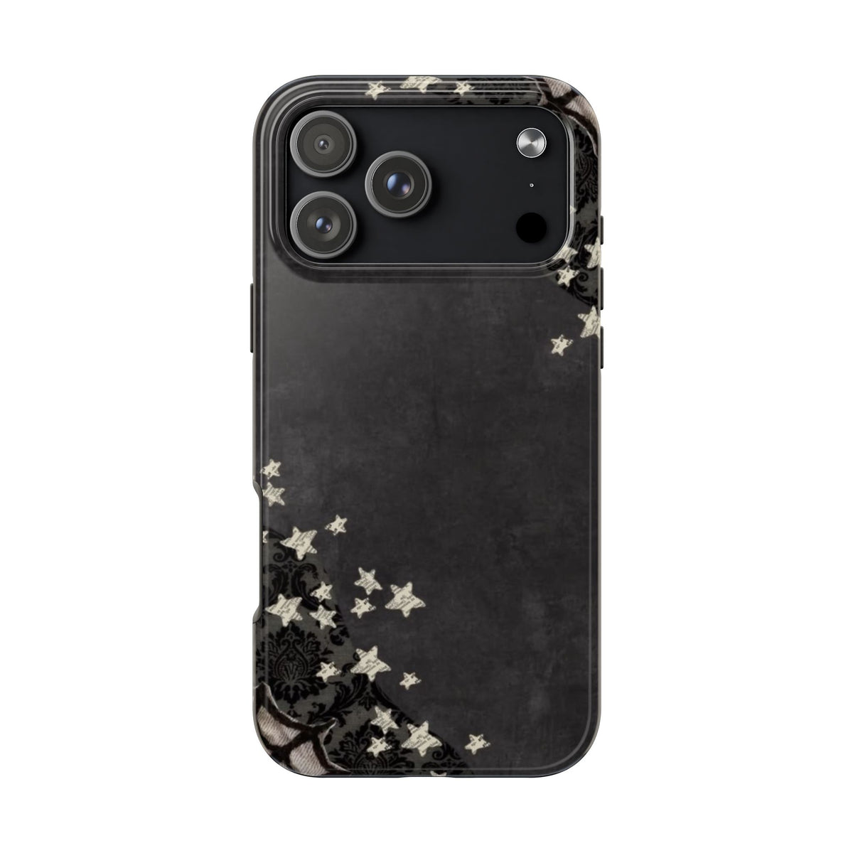 WASHED BLACK BAT STARS HALLOWEEN PHONE CASE