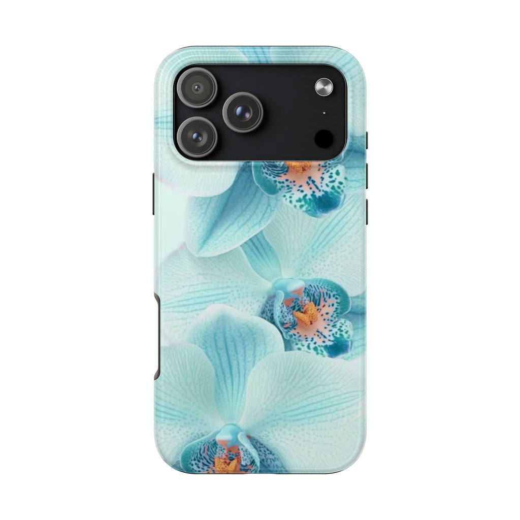 GLACIER BLUE FLORAL PHONE CASE