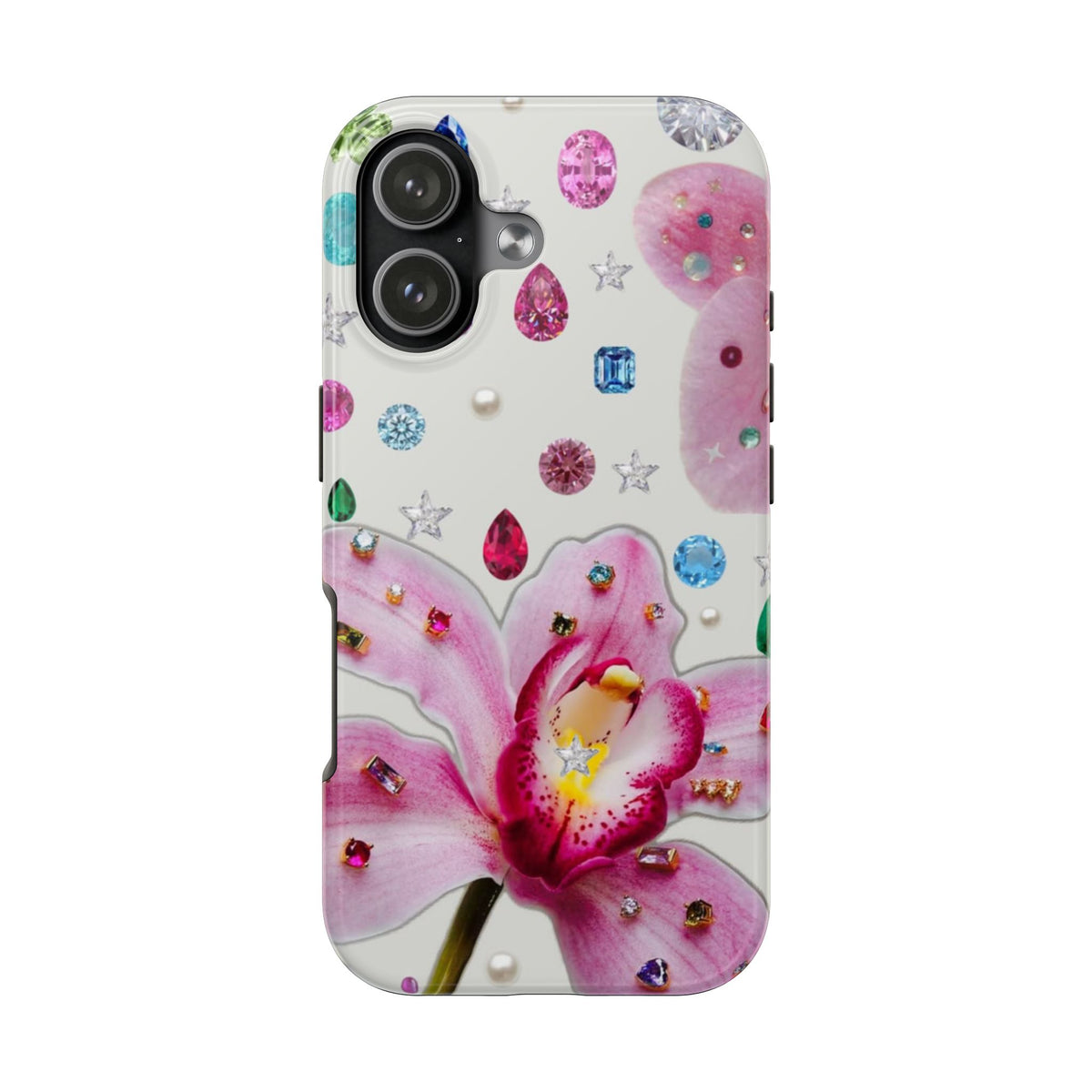 RHINESTONE LILY MINI BEADS PHONE CASE