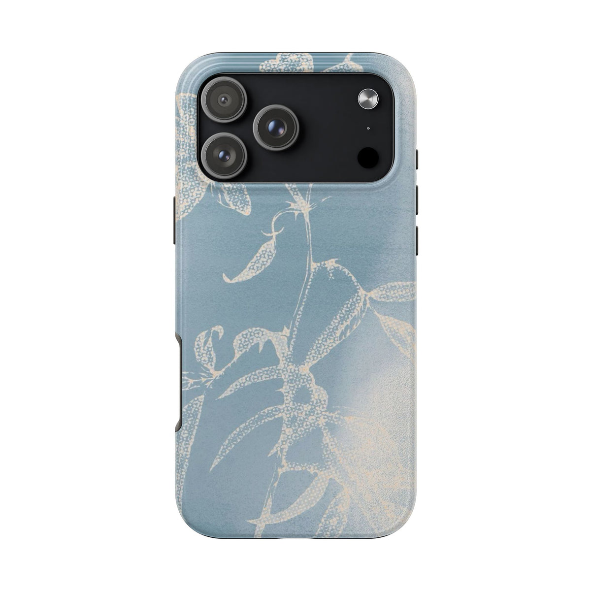 DENIM BLUE BLOOM PHONE CASE