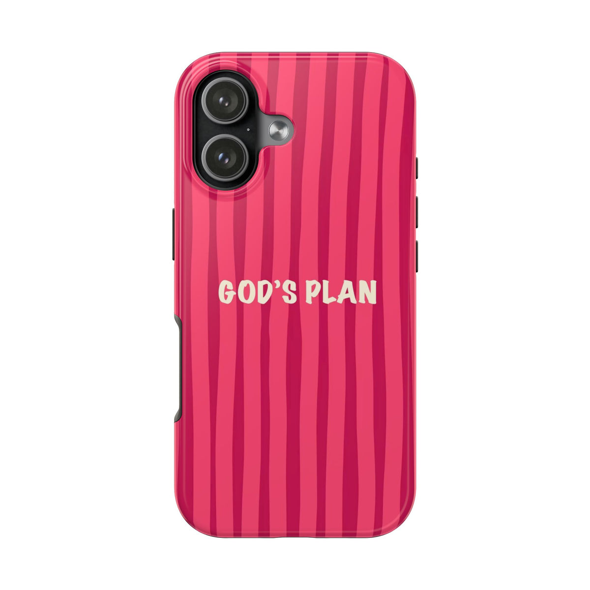 RED STRIPES GOD'S PLAN PHONE CASE