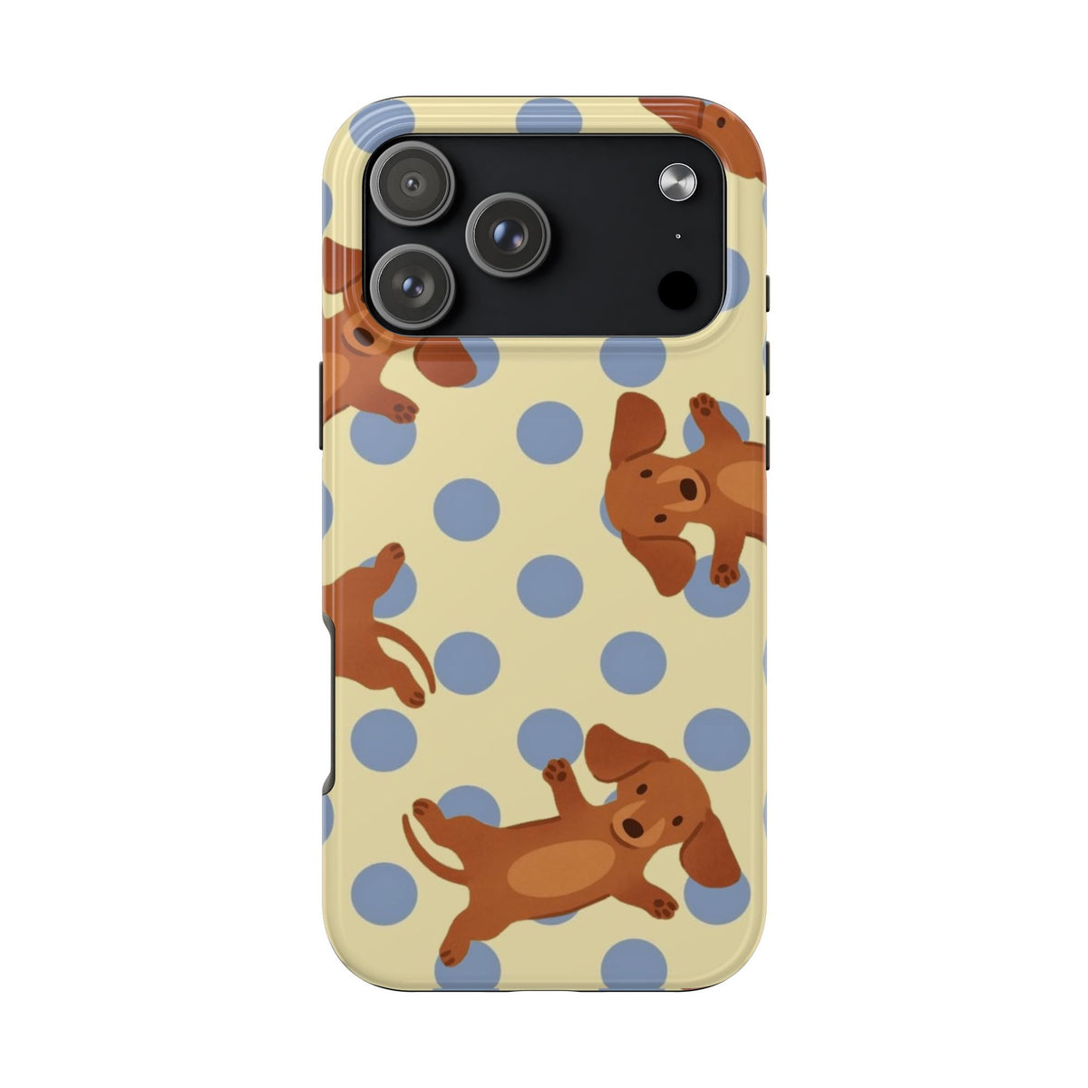 COQUETTE POLKA DOTS DACHSHUND PHONE CASE