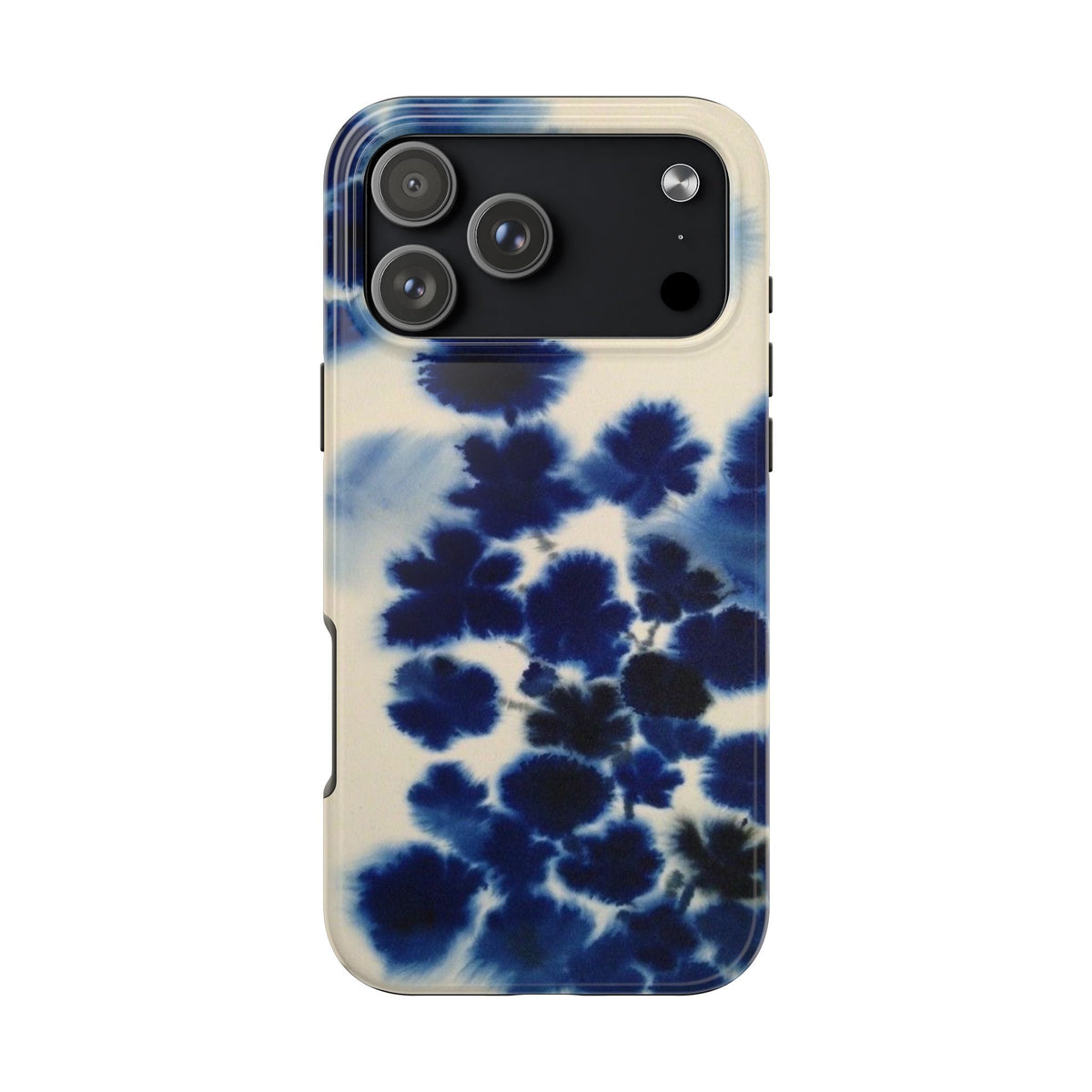 NAVY BLUE DROPS PHONE CASE