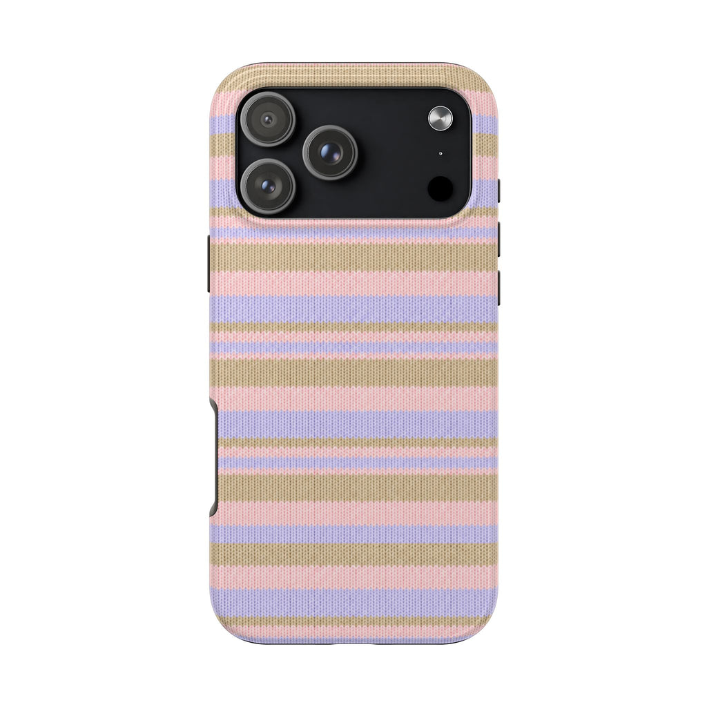 CASHMERE CANDY STRIPES PHONE CASE