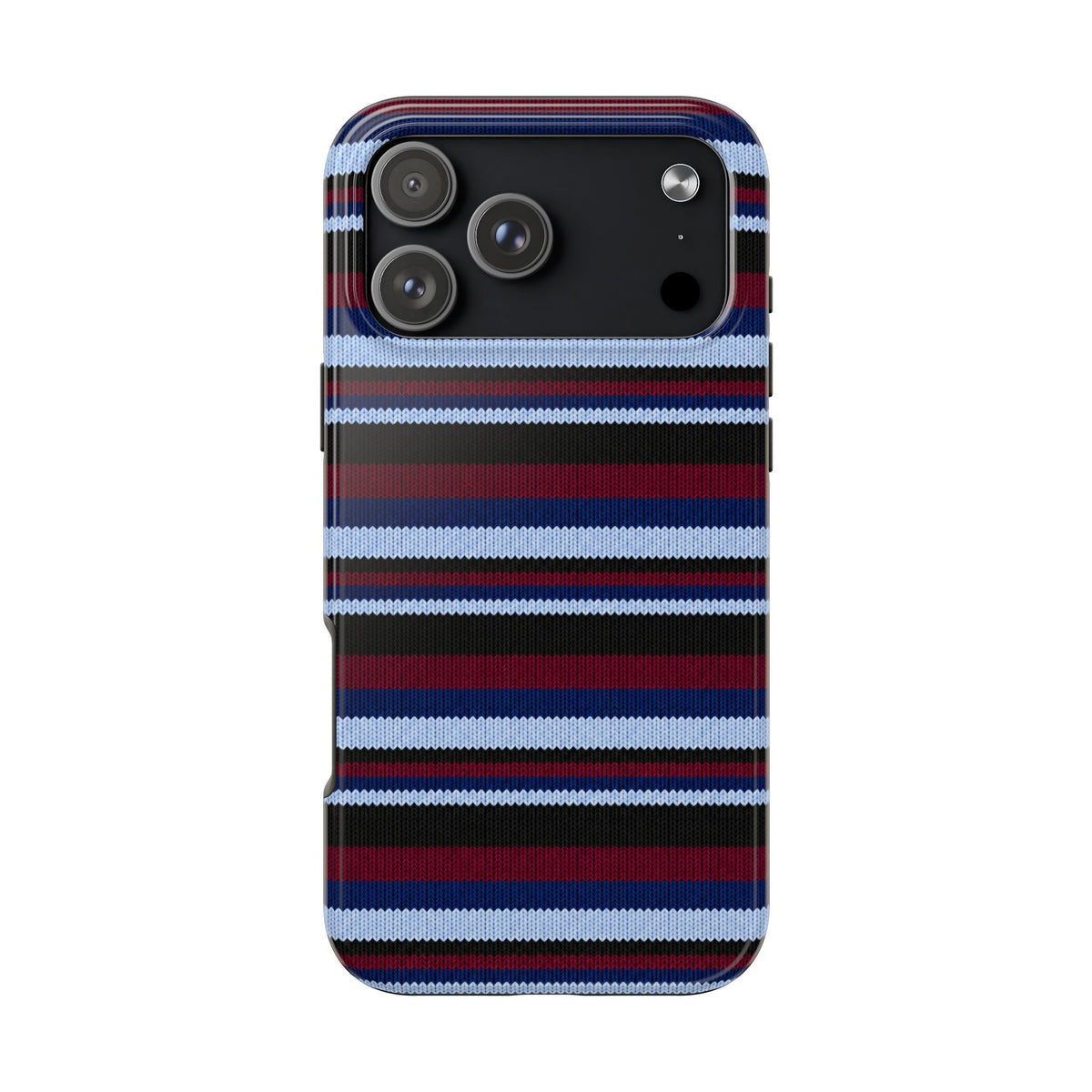 MIDNIGHT VELVET OXFORD STRIPES PHONE CASE