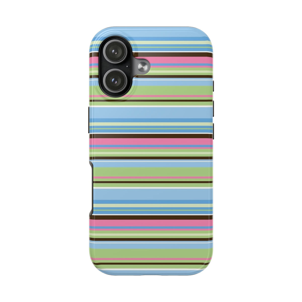 PISTACHIO PINK SKY STRIPES PHONE CASE
