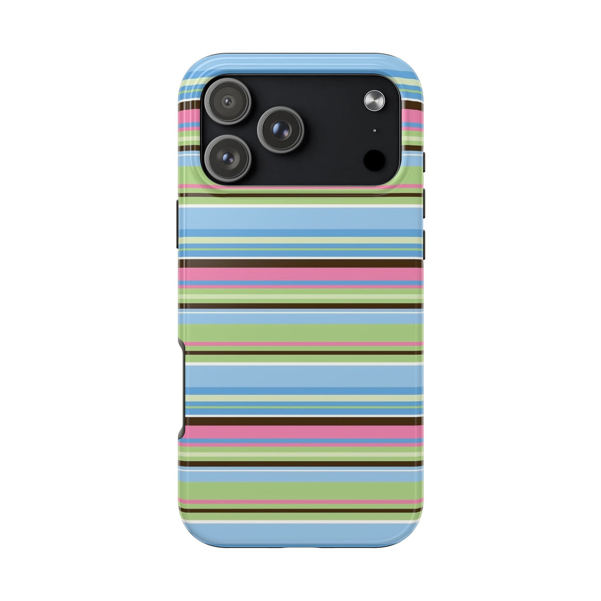 PISTACHIO PINK SKY STRIPES PHONE CASE