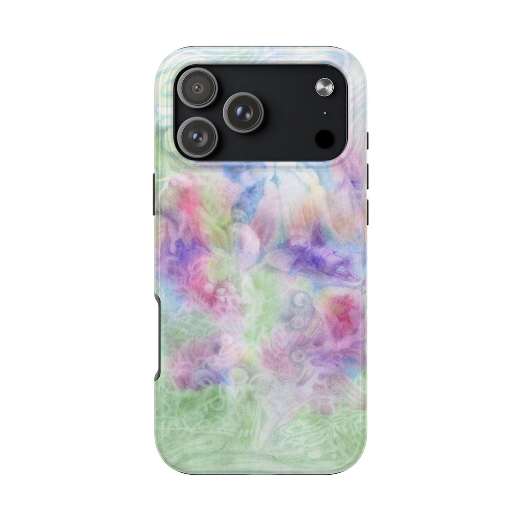 WHIMSY LIME & PURPLE BLISS PHONE CASE