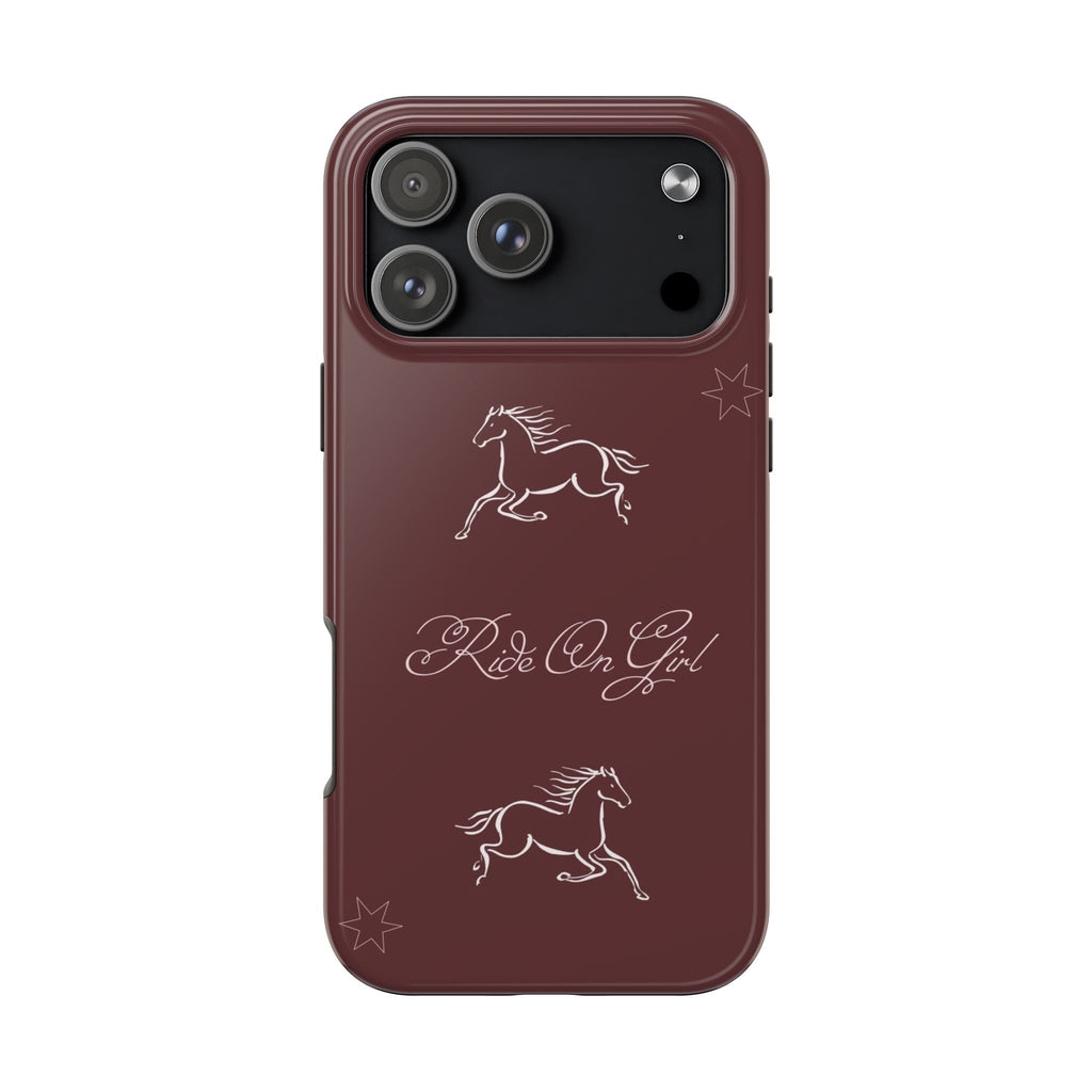 RIDE ON GIRL PHONE CASE