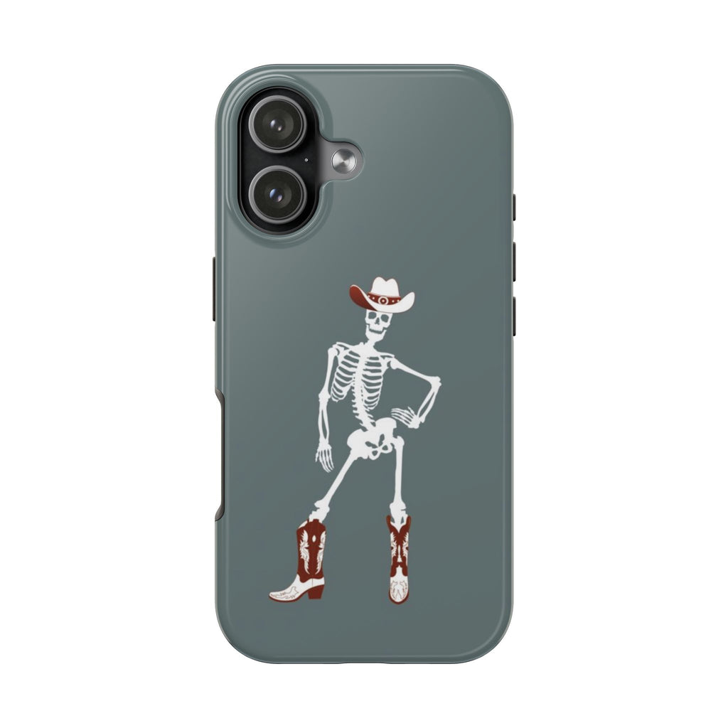 SAGE HOWDYWEEN COWGIRL SKELETON PHONE CASE