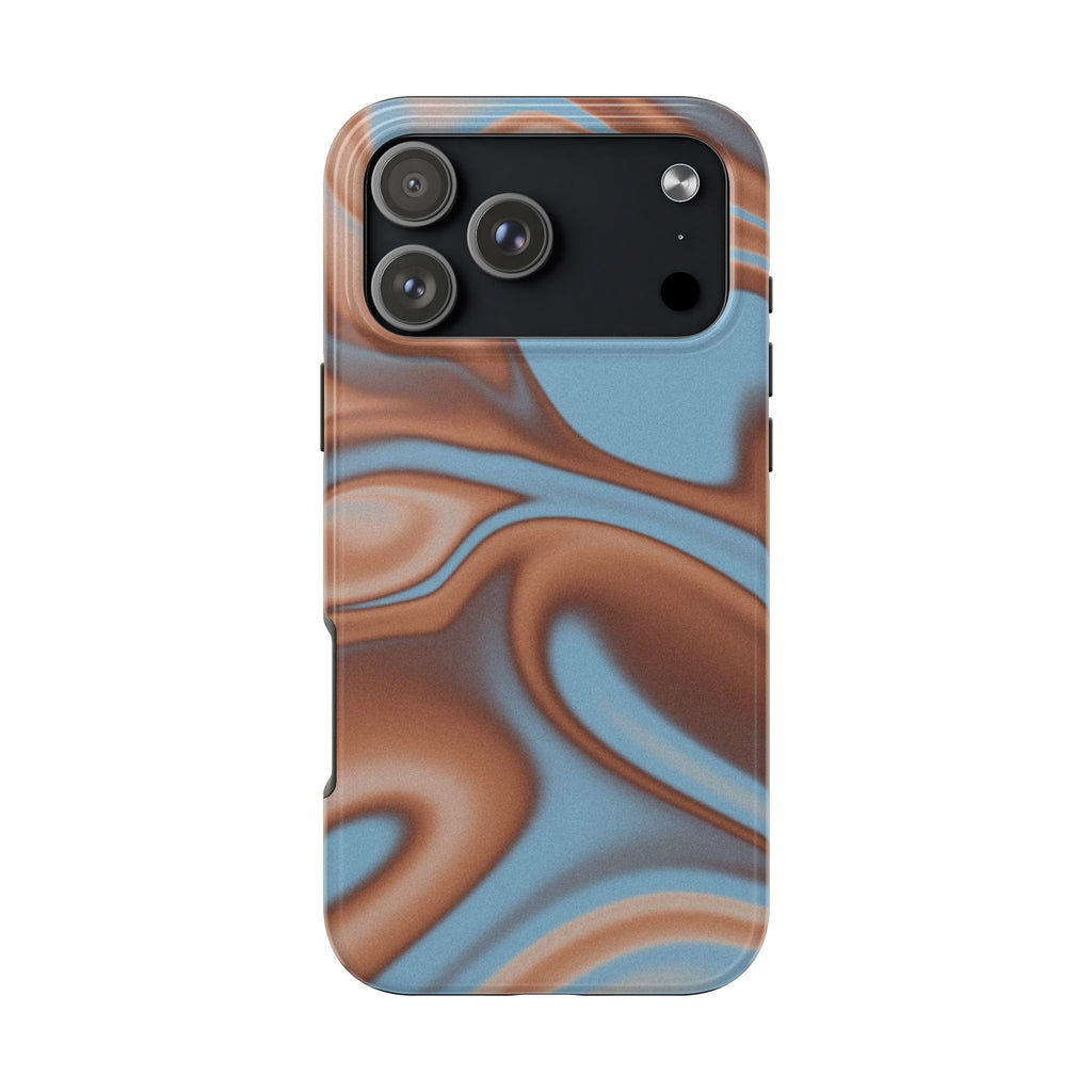 BLUE TIRAMISU SWIRL PHONE CASE