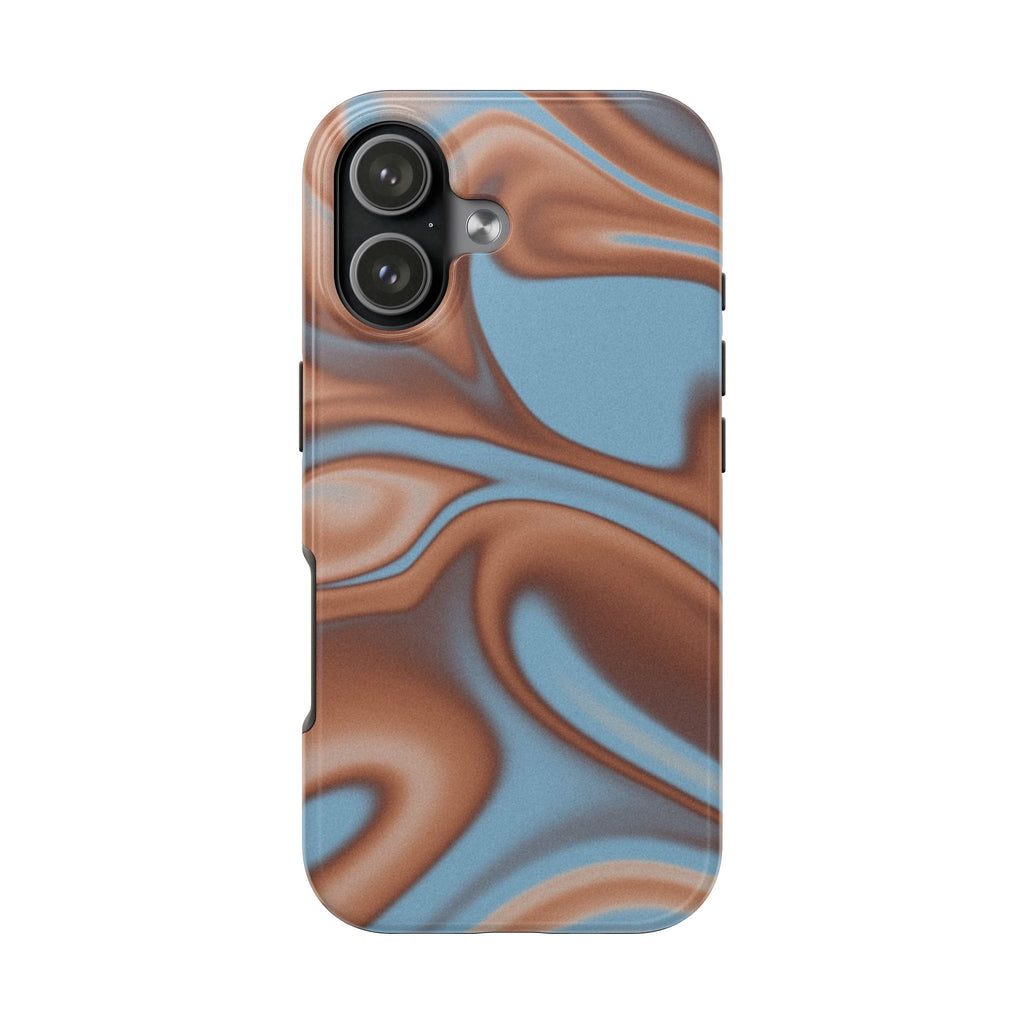 BLUE TIRAMISU SWIRL PHONE CASE