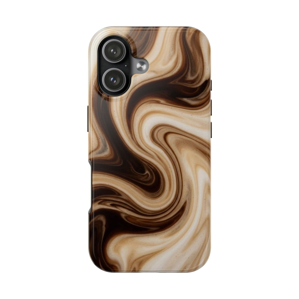 CARAMEL LATTE SWIRL PHONE CASE