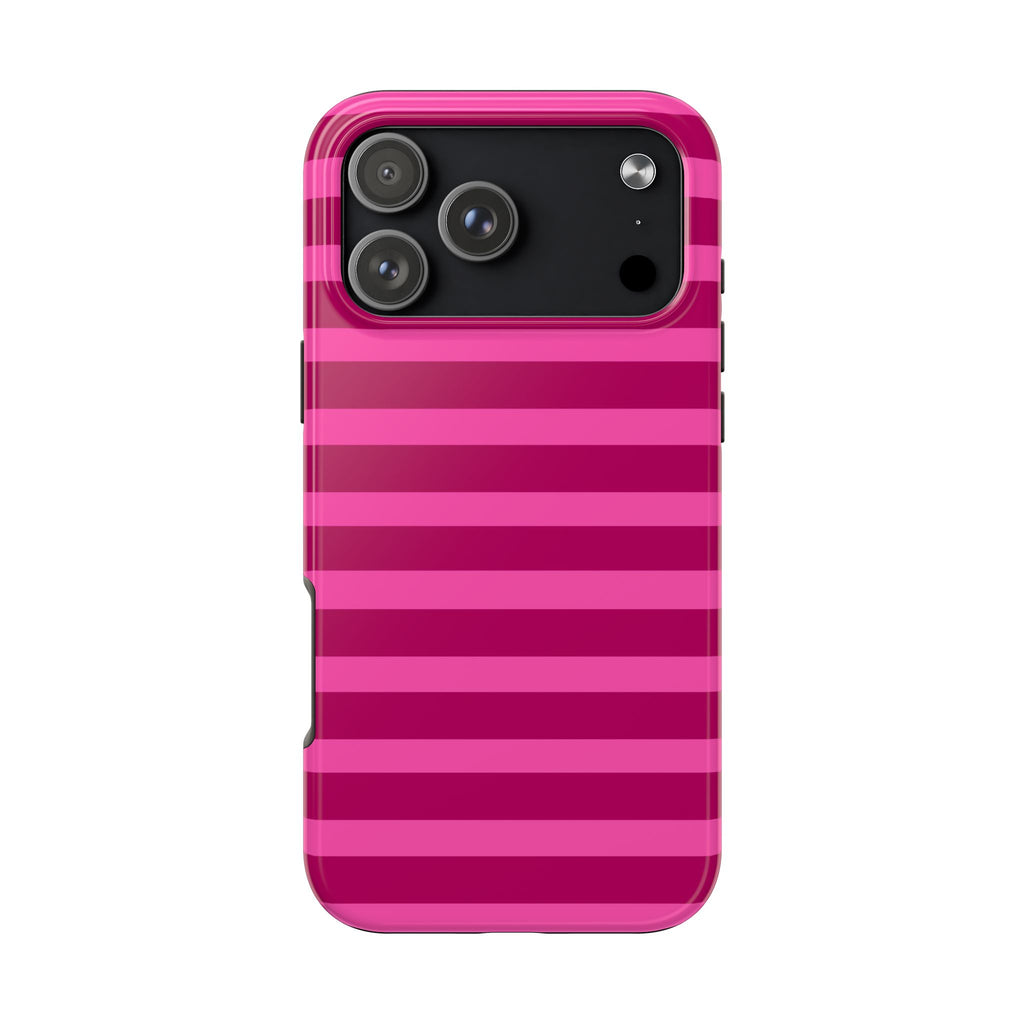 PINK PUNCH STRIPES PHONE CASE