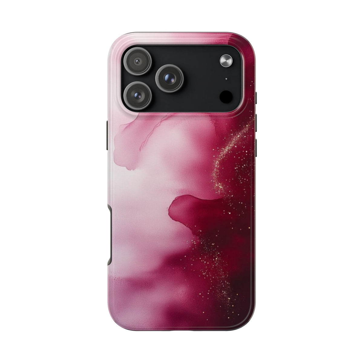 BURGUNDY CHAMPAGNE PHONE CASE