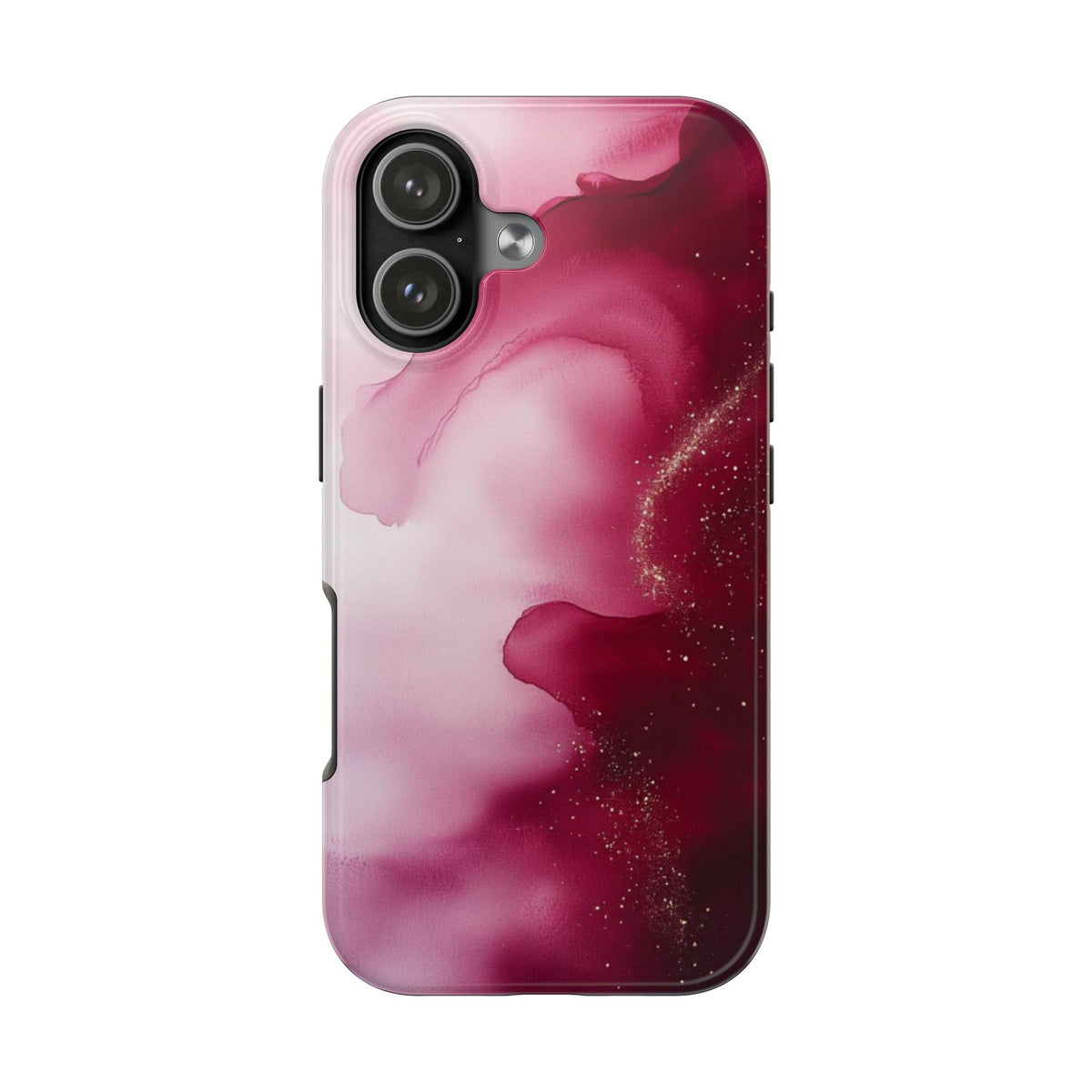 BURGUNDY CHAMPAGNE PHONE CASE