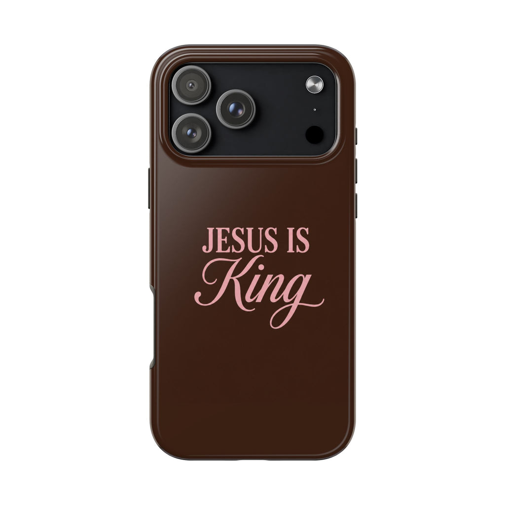 JESUS IS KING PHONE CASE