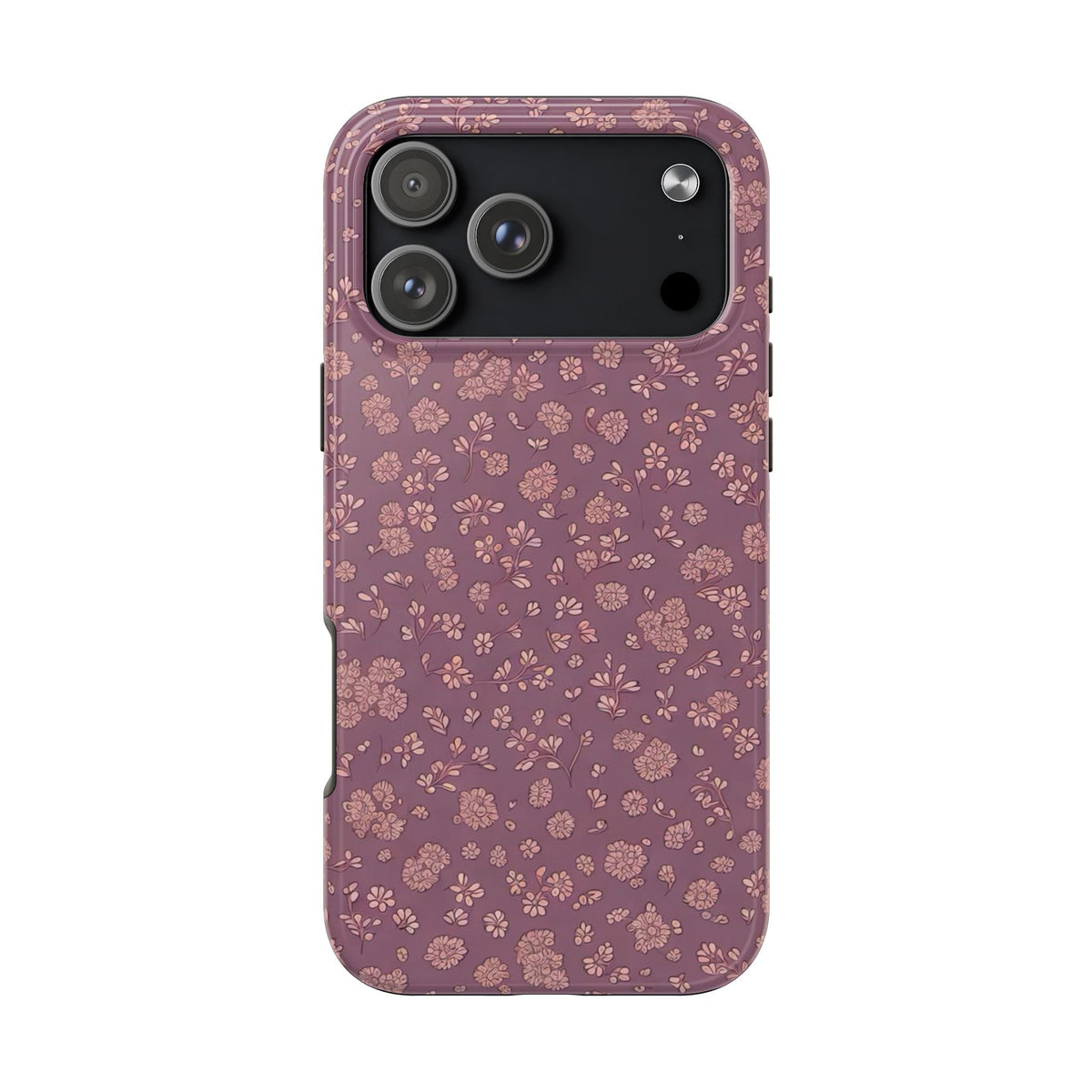 MAUVE FALL FLORAL PHONE CASE