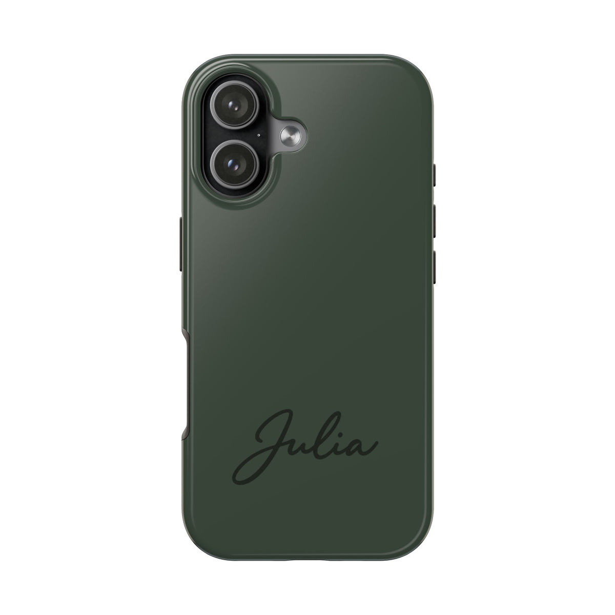 PERSONALIZED PINE GREEN CUSTOM NAME PHONE CASE